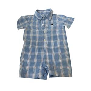 Properly Tied Baby Seasonal Shortall Tybee Shirt Romper Size 3-6 M